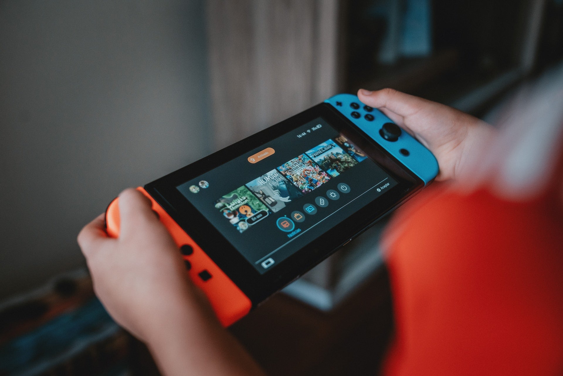 Nintendo Switch Game Playing