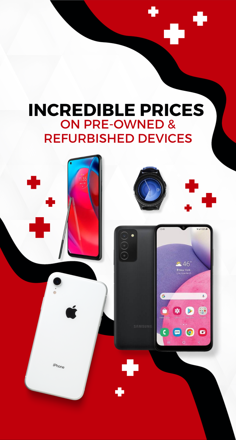Dr. Phonez Banner for Incredibly Priced Pre-Owned and Refurbished Devices