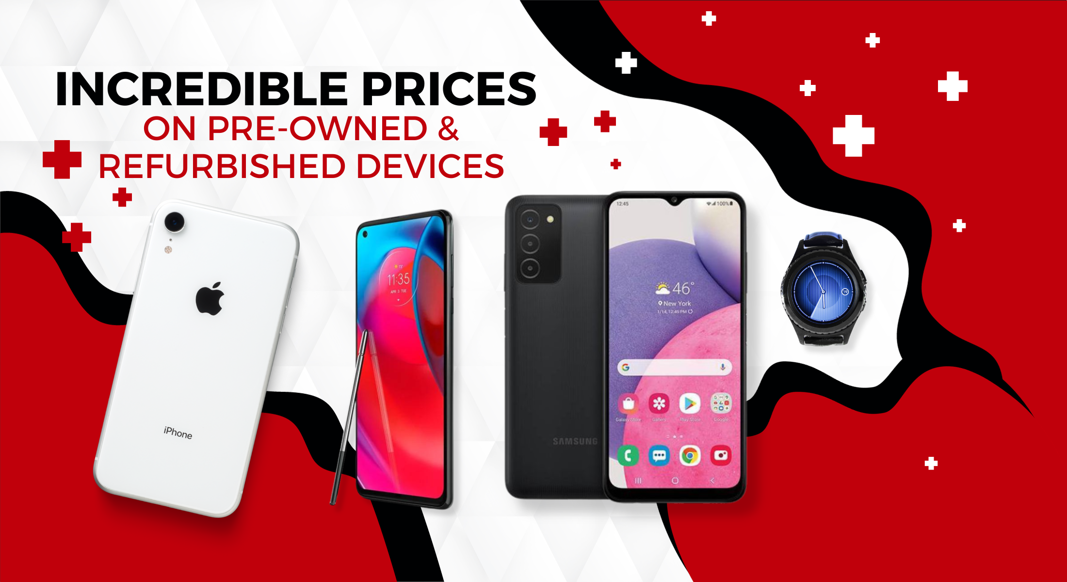 Dr. Phonez Banner for Incredibly Priced Pre-Owned and Refurbished Devices