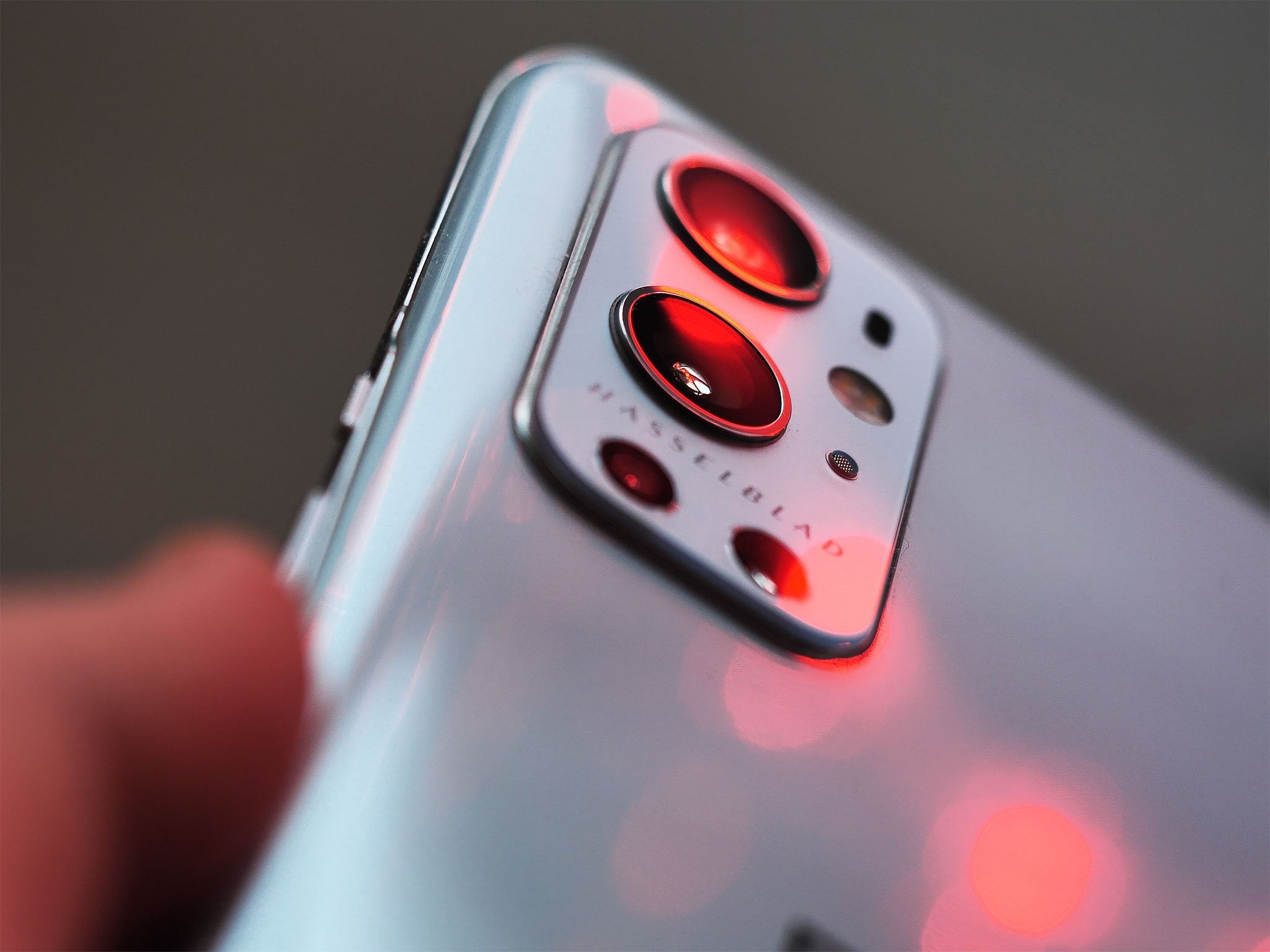 OnePlus 9 Phone Featuring Close Up of Camera by Hasselblad